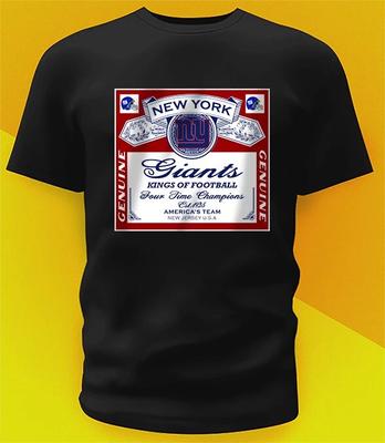 New York Giants Kings Of Football Shirt Sizes From Youth To Adult 6XL