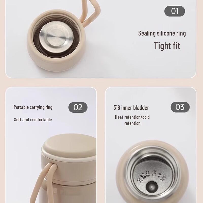 Xile 316 Stainless Steel Mini Portable Thermos Bottle