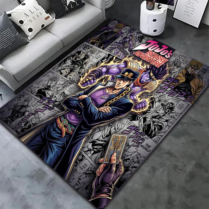 Jojos Bizarre Adventure Carpet Rug For Living Room Bedroom Home Sofa Decoration Kids Play Nonslip Floor Mat