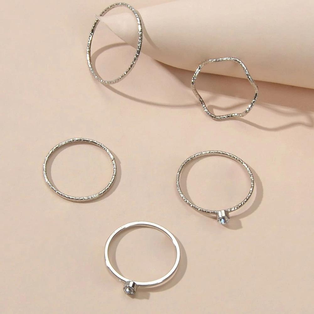 Nytt sett, Halering romersk armbånd, Åpen pekefingerring, Parringarmbånd for kvinner.