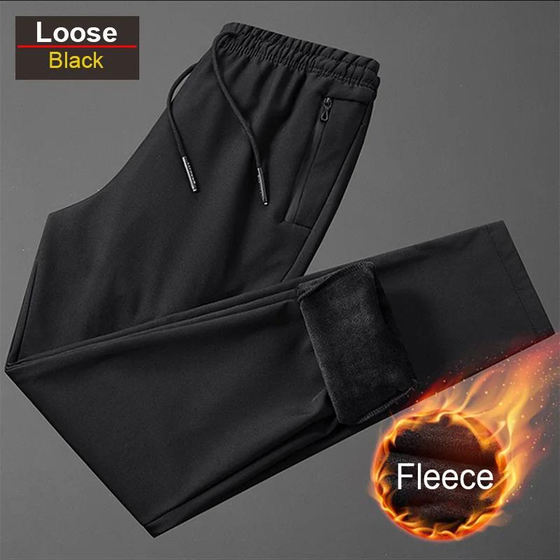 Warm Waterproof Running Pants Men Winter Softshell Fleece Trousers Women Jogging Camping Climbing Skiing Hiking Pants