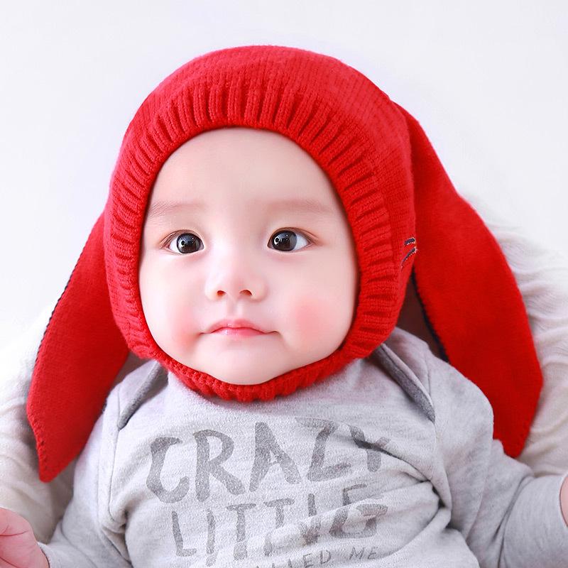Winter Plush Baby Hat with Cute Cartoon Ears - Thickened Ear Protection for Boys and Girls