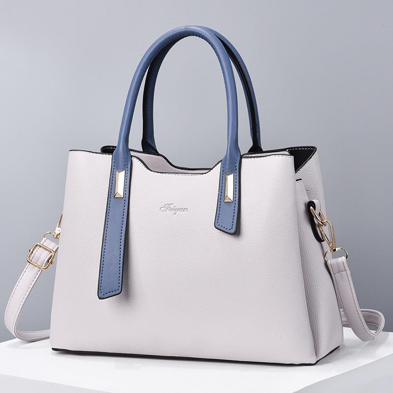 Chic And Stylish Ladies' Tote Bag 2023 New Design In Khaki Gray Black Blue
