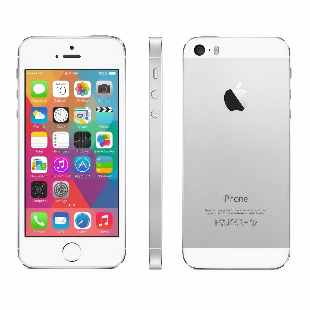 Apple iPhone 5s 16GB Silber Refurbished Smartphone Entsperrt iOS 12.5.8 Mobiltelefon silber