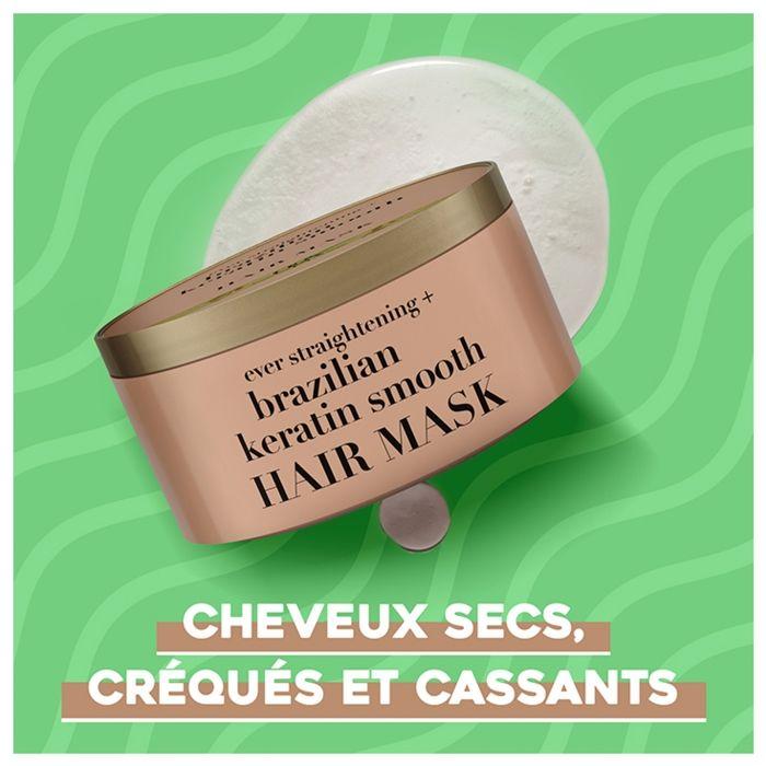 Ogx Masque Capillaire Lissant à la Kératine 60 Secondes 300 ml