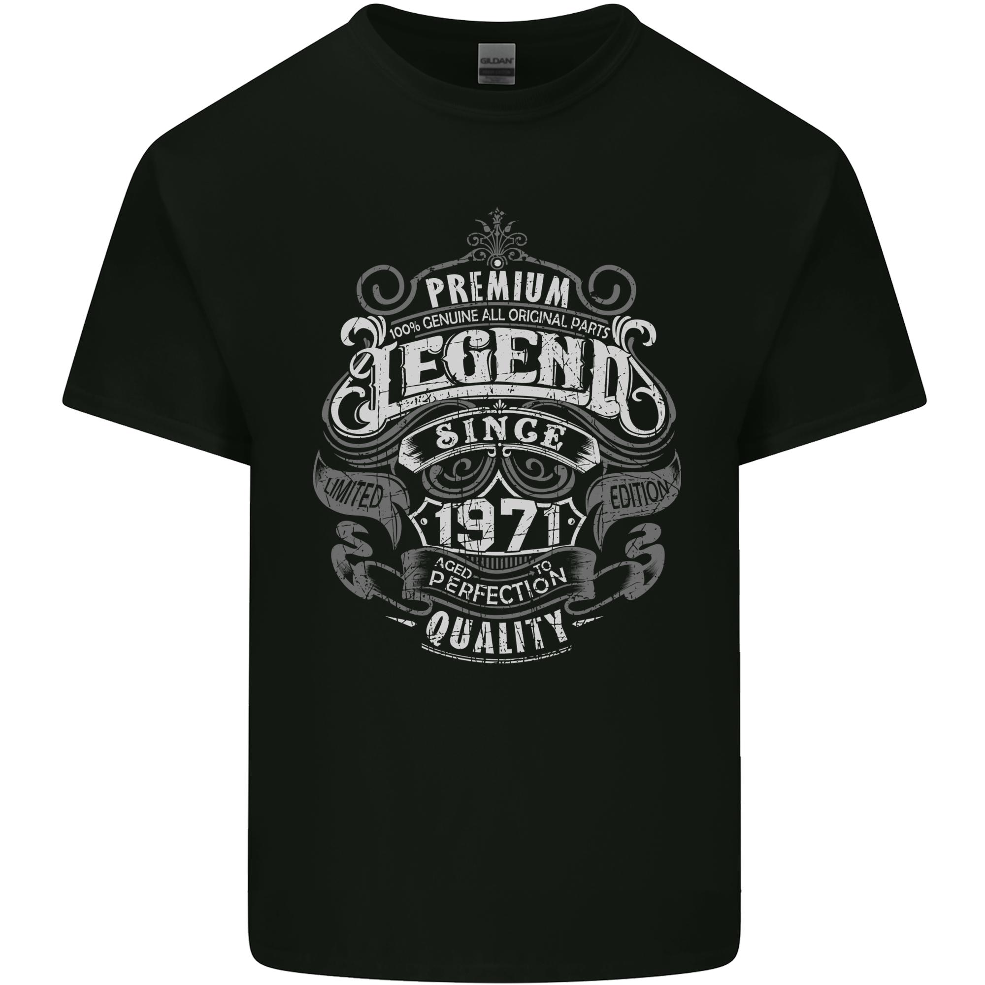 Premium Legend 55th Birthday 1971 Unisexs Light Cotton TShirt S