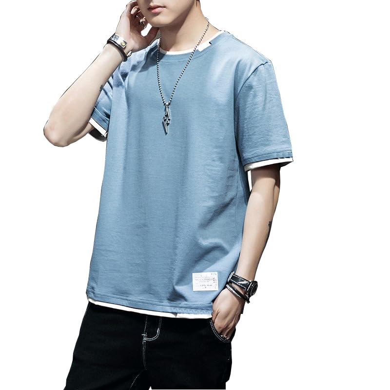 

[Goodfeel] t-shirt men s short sleeve summer clothes big size cool summer cool soft comfortable layered style simple fashionable light street casual
