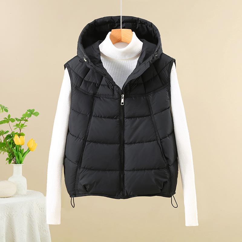 Design Sense Hooded Women Autumn And Winter New Large Size Thin Women