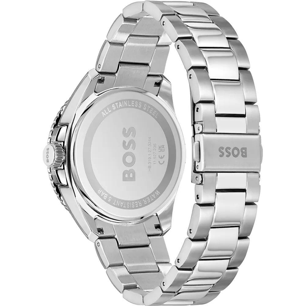BOSS Runner Blue Dial Stainless Steel Silver Men's Quartz Watch 1514208