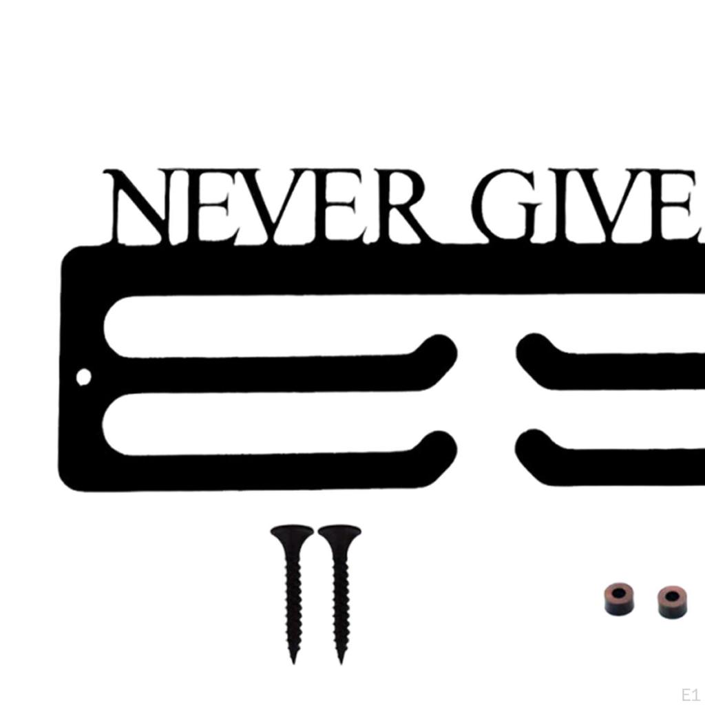 Wall Mount Medal Holder Award Ribbon Organizer Medals Display Rack for Volleyball