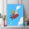 Adventure Time Pattern  3pcs 100% Round Full Drill 5D DIY Diamond Painting Embroidery Cross Stitch Rhinestone Décor