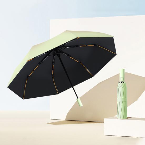 Portable Automatic Folding Umbrella, Sun Blocking UV Protection Travel Umbrella, Windproof Rainproof Sun Rain Umbrella for Men Women