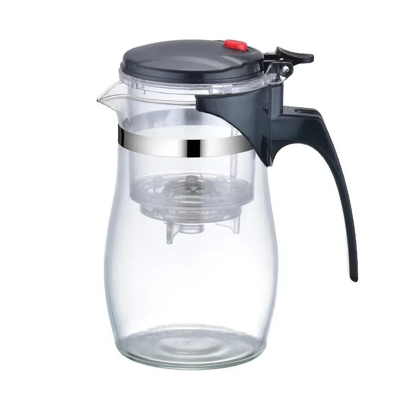 Heat Resistant Glass Teapot With Infuser Filter Chinese Kung Fu Puer Oolong Tea Teapot 500ML-900ML Tea Pot Water Kettle