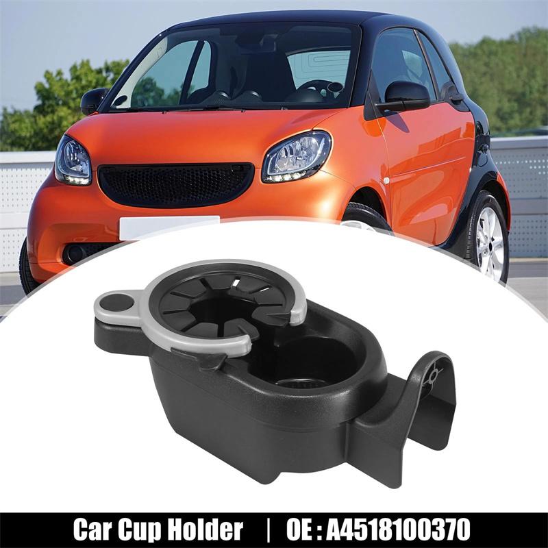 

For Mercedes Smart Fortwo 451 450 1998-2015 Car Drinks Holder Cup Mount Center Console Double Cup Holder A4518100370 чёрный