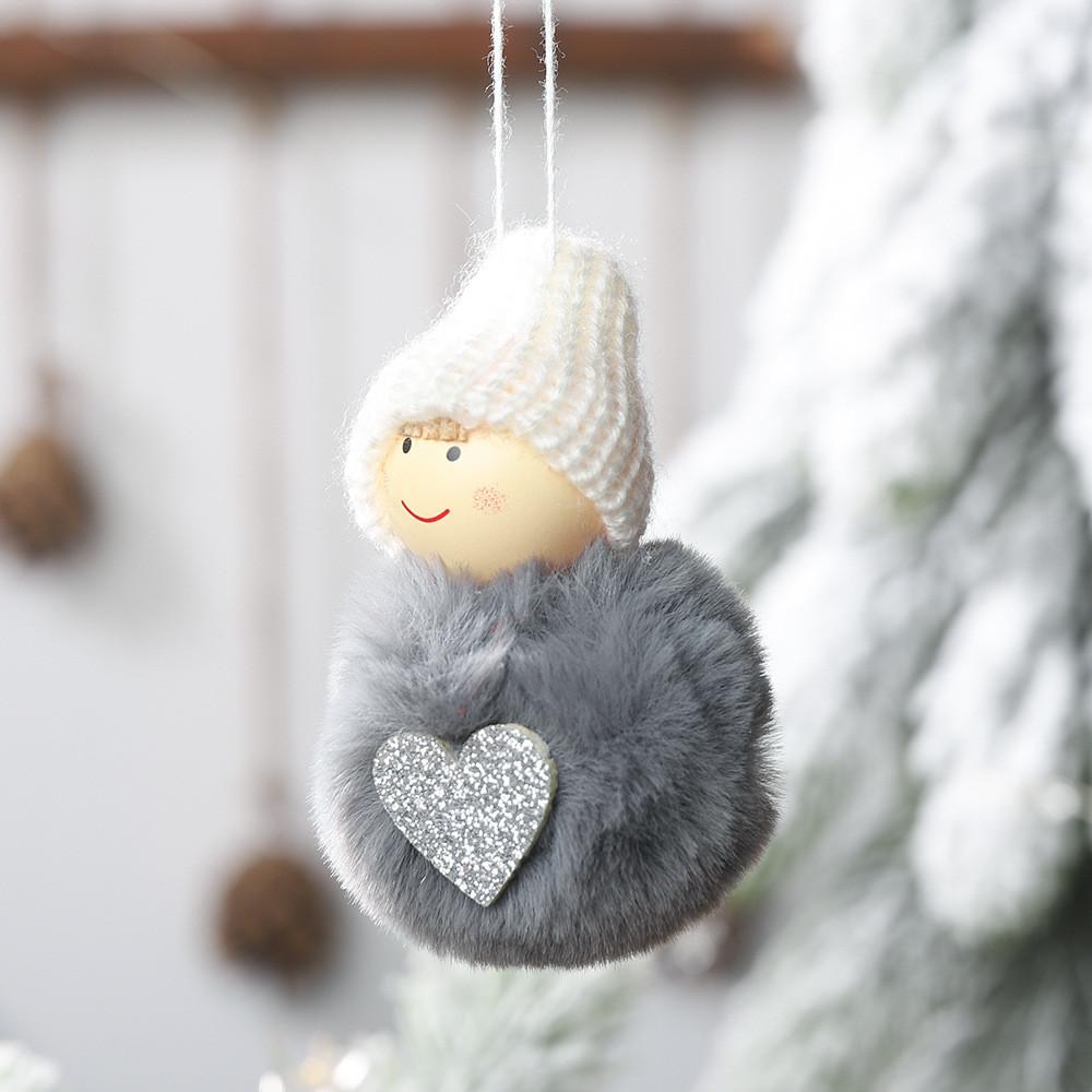 Charming Mini Snowman Plush Doll Ornament Perfect For Christmas Tree Decor