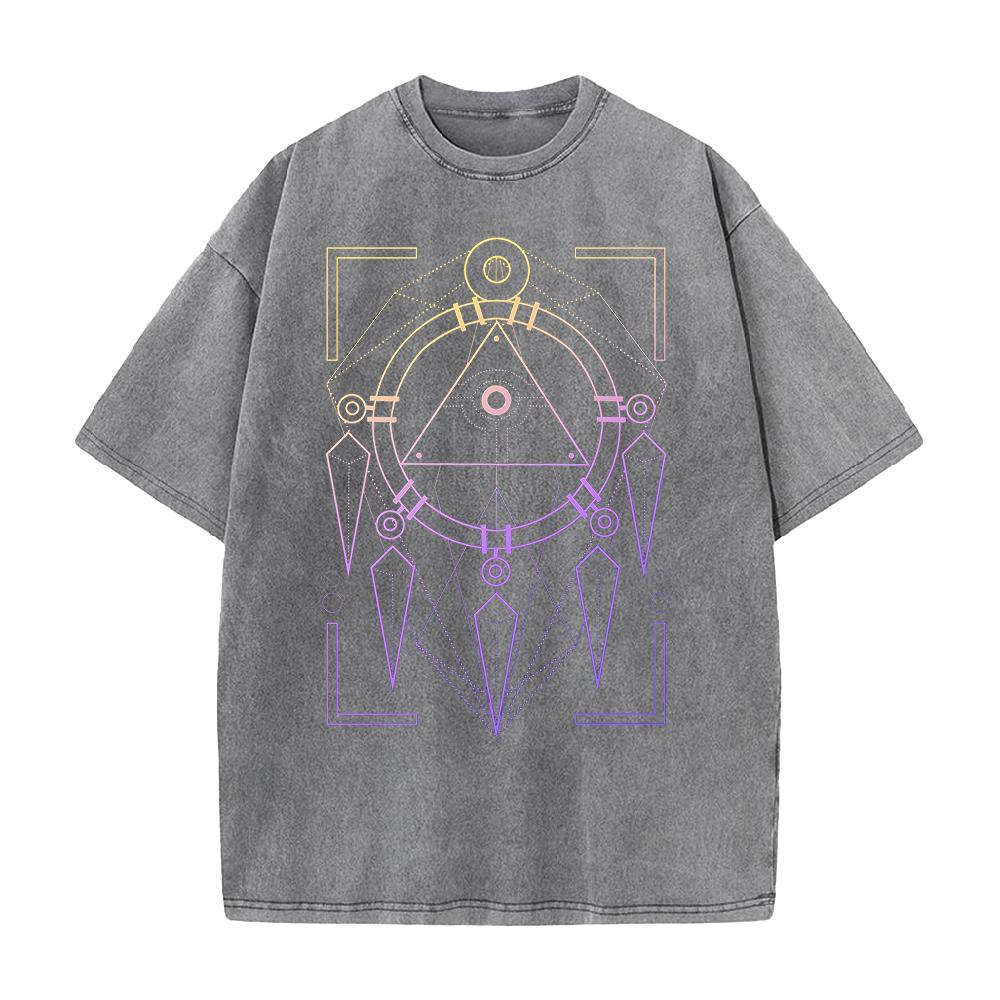 Anime YuGiOh Printed Tshirt Summer Short Sleeve Casual Cotton Tee Shirt Vintage Washed Oversized Tops Mens Clothing