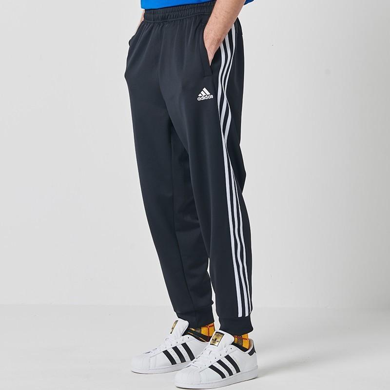 Adidas Side Stripe Retro Sports Jogger Pants Men Bottoms Black White TR30P4-CBW