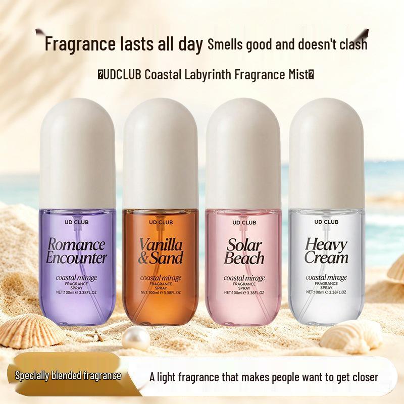 UD CLUB Vanilla Coconut Romantic Perfume Spray - Long-lasting Light Coastal Enchantment Fragrance