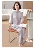 Summer 2026 Chinese Style Chiffon Suit for Stylish Middle-aged Women