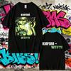 2025Sommer Limited Rockband Kmfdm WTF Grafikdruck T-Shirt Herren Damen Vintage Gothic Punk Männlich Lässig Reines Baumwoll-T-Shirts Oberteile