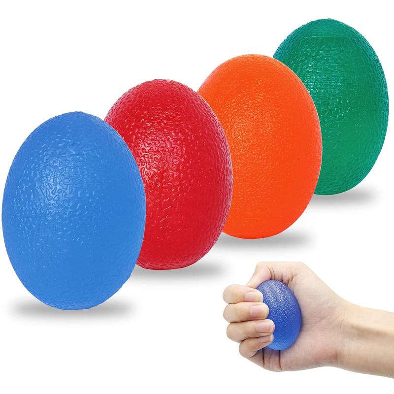 Hand 3Pcs Exercise Balls For Grip Strength Sensory Toys For Adults Relieve Stress And Anxiety Occupational Therapy Gifts
