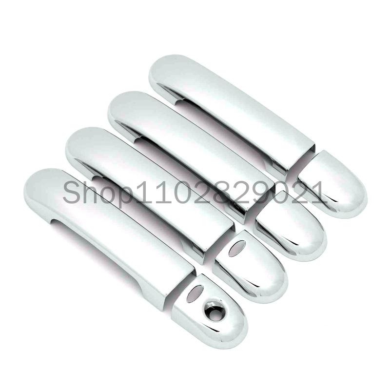 Car Door Handle Covers Trim Overlay Styling Sticker Auto Exterior Accessories For Nissan March Micra K12 Tiida C11 2003-2010
