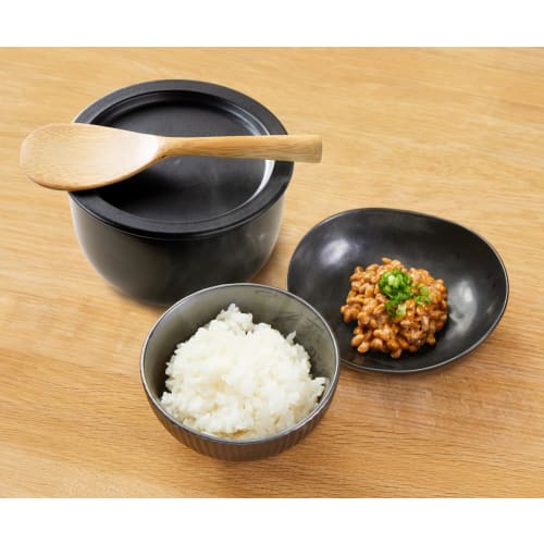 Ishigaki Delish Life Ceramic Rice Container, 1.5-cup capacity, Microwave-safe, Ceramic, for storing and reheating food, Product Code: 4588