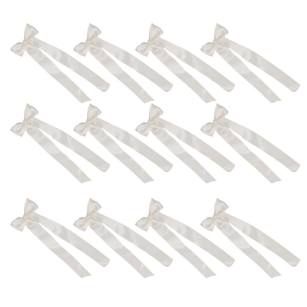 12pcs Candlestick Bows Decor 13 Inch Large Coquette Decorations Bows for Table Self Adhesive Wedding Bridal Shower Party Centerpieces