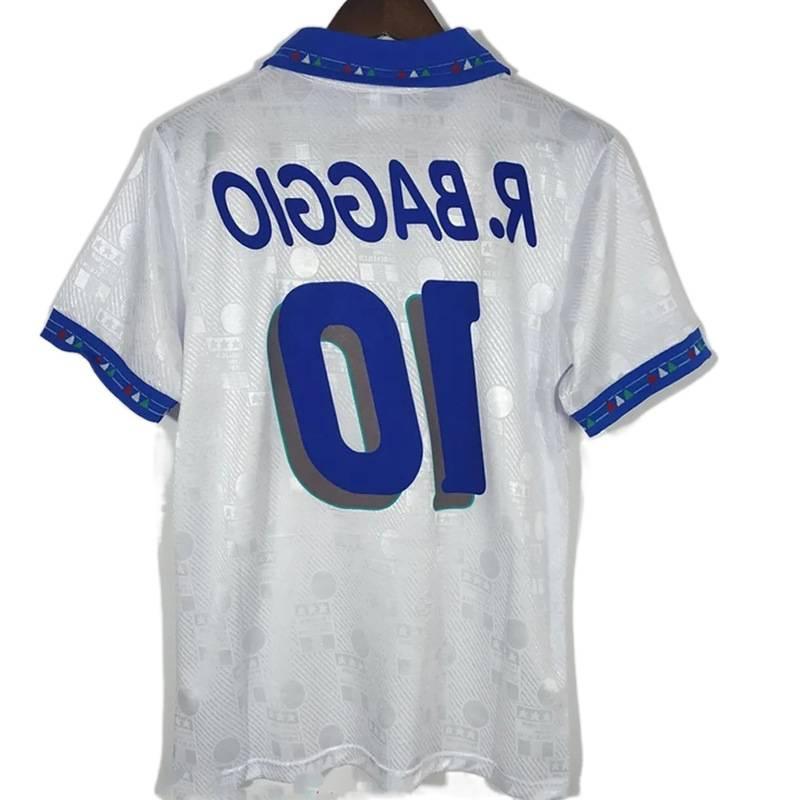 1994 Italian Retro Jersey 2006 Classic Replica No. 10 Baggio Maldini Football Jersey