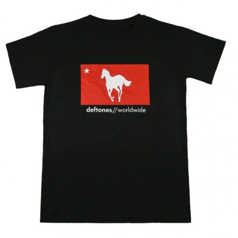 Deftones Star Pony Graphic T-Shirt Men Women Black Cotton Crewneck Tee Regular Fit 2025 Casual Top