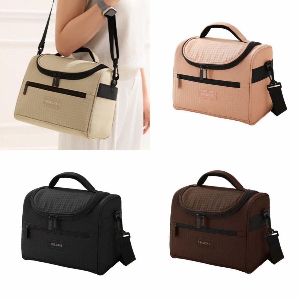 Heat Preservation Lunch Bag PEVA Insulated Bag Handbag Picnic Bag  Food Fresh