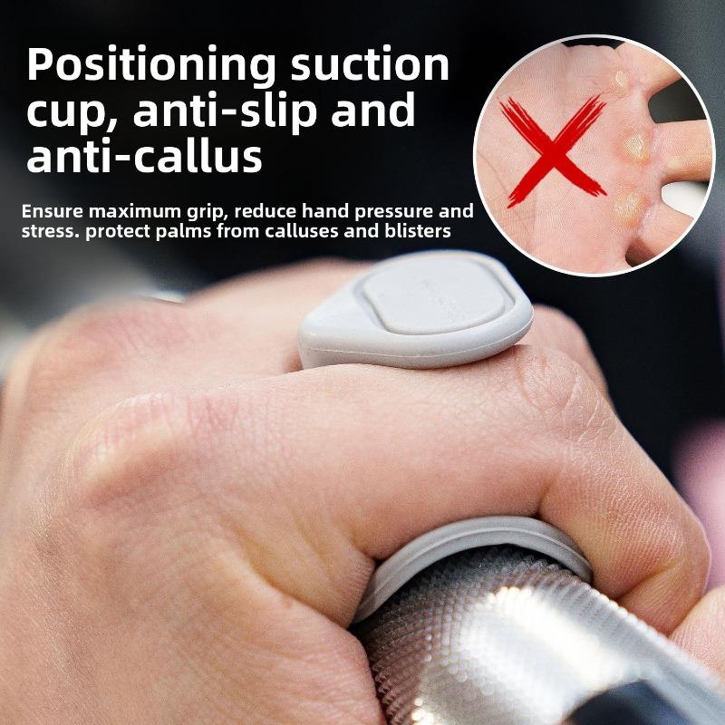 Fitness Anti-slip Silicone Palm Pads, Hanging Bar Equipment Hand Guards, Weightlifting and Iron Lifting Grip Strength Anti-drop Hand Pads