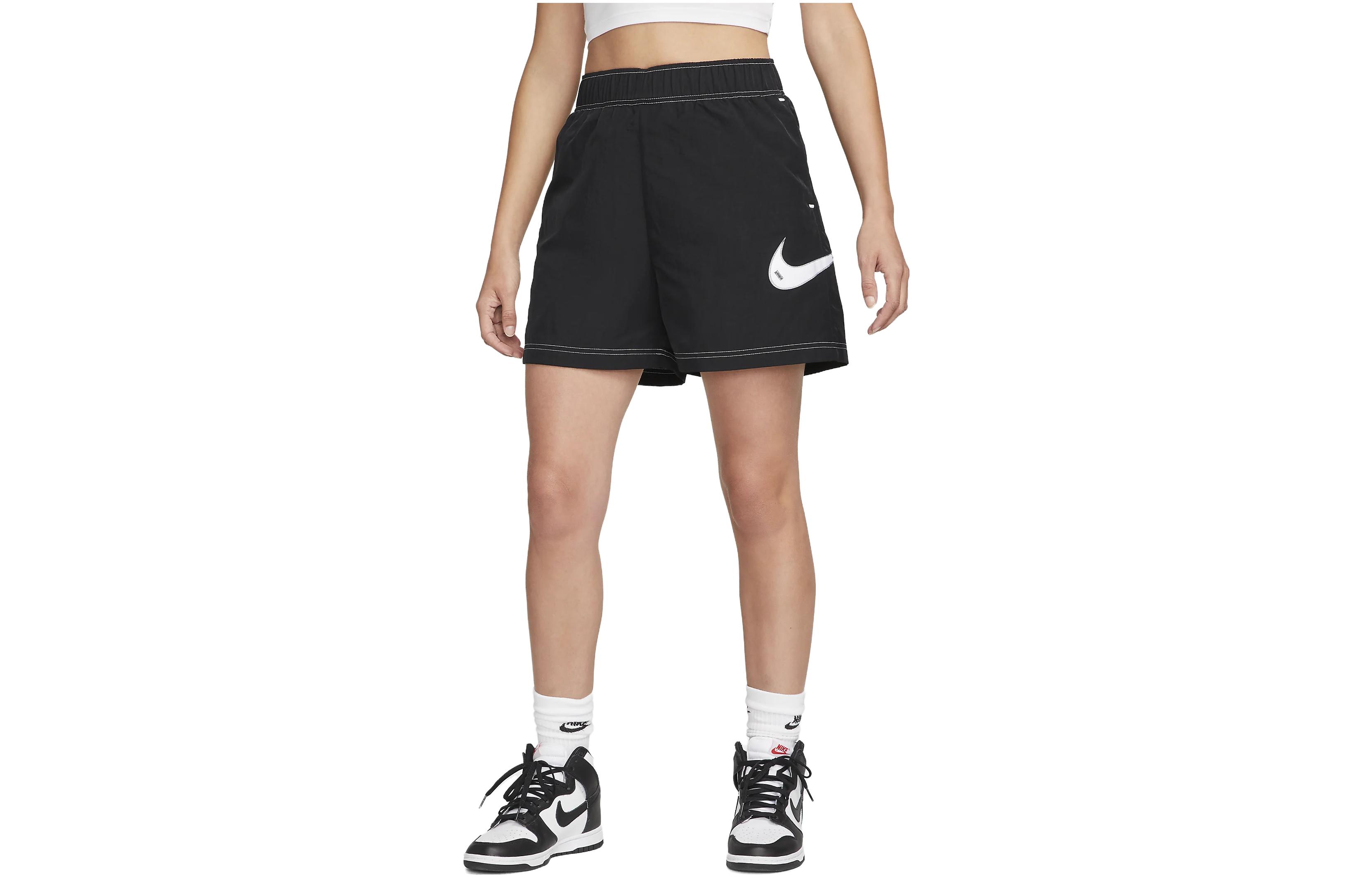 Nike Sports Shorts Women s Black Moderate Woven Shorts DM6752-010 M