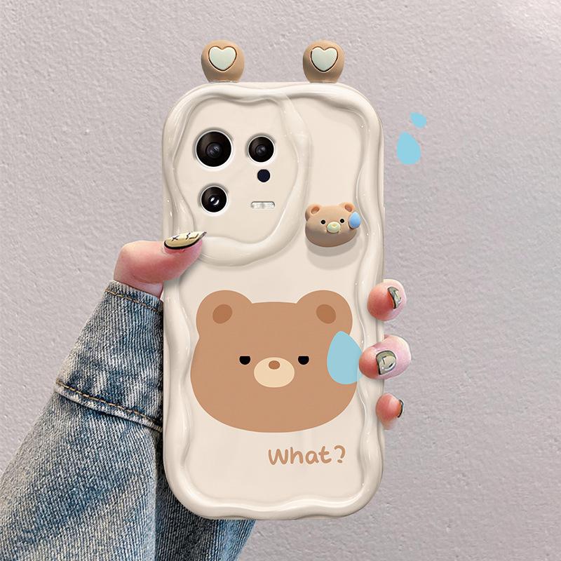 Geeignet für Xiaomi 13 Handyhülle 11/10s Silikon Weichschale Note12 Niedliche dreidimensionale Froschpuppe Redmi K60