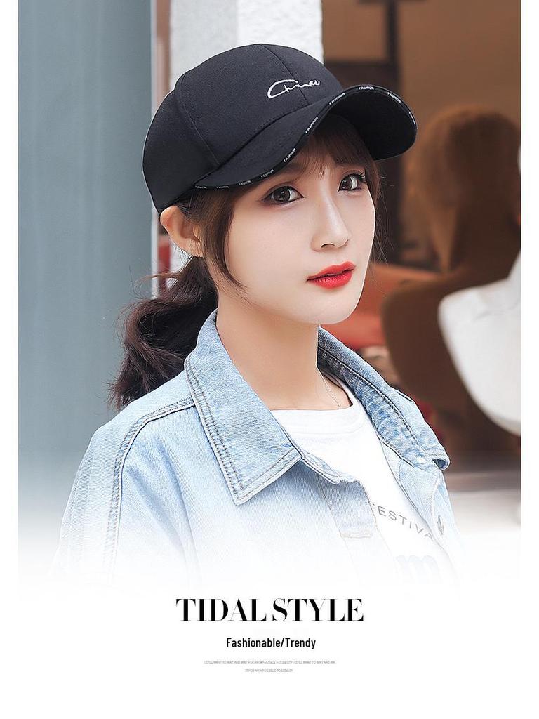 Unisex Spring/Summer Sandwich Brim Baseball Cap - Couples’ Sun Protection Hat