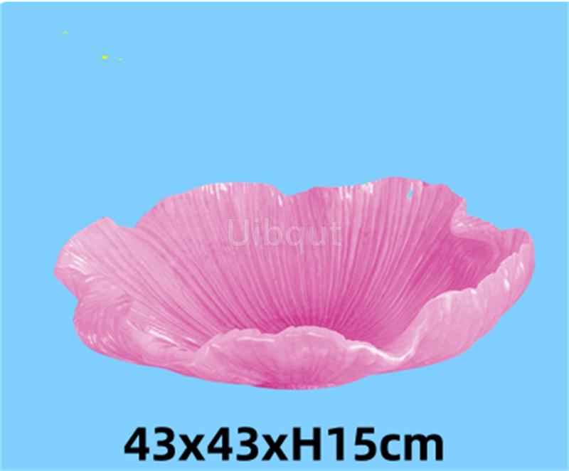 resin Shell fish sharp Sashimi dry Ice Plate Seafood sushi Platter tray Salmon Plate Dry Ice Artistic Conception Dish Tableware