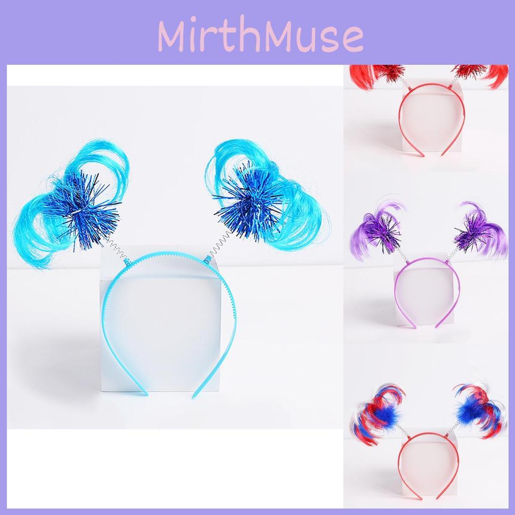 1980s Celebration Headgear Set With Feather Wigs And Jewelry For Seasonal Festivities