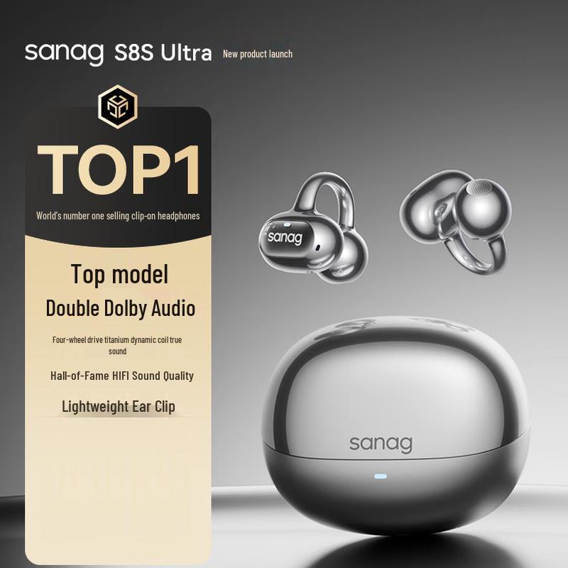 

SANAG S8S Ultra Open-Ear Bluetooth Sports Headphones with AI Translation