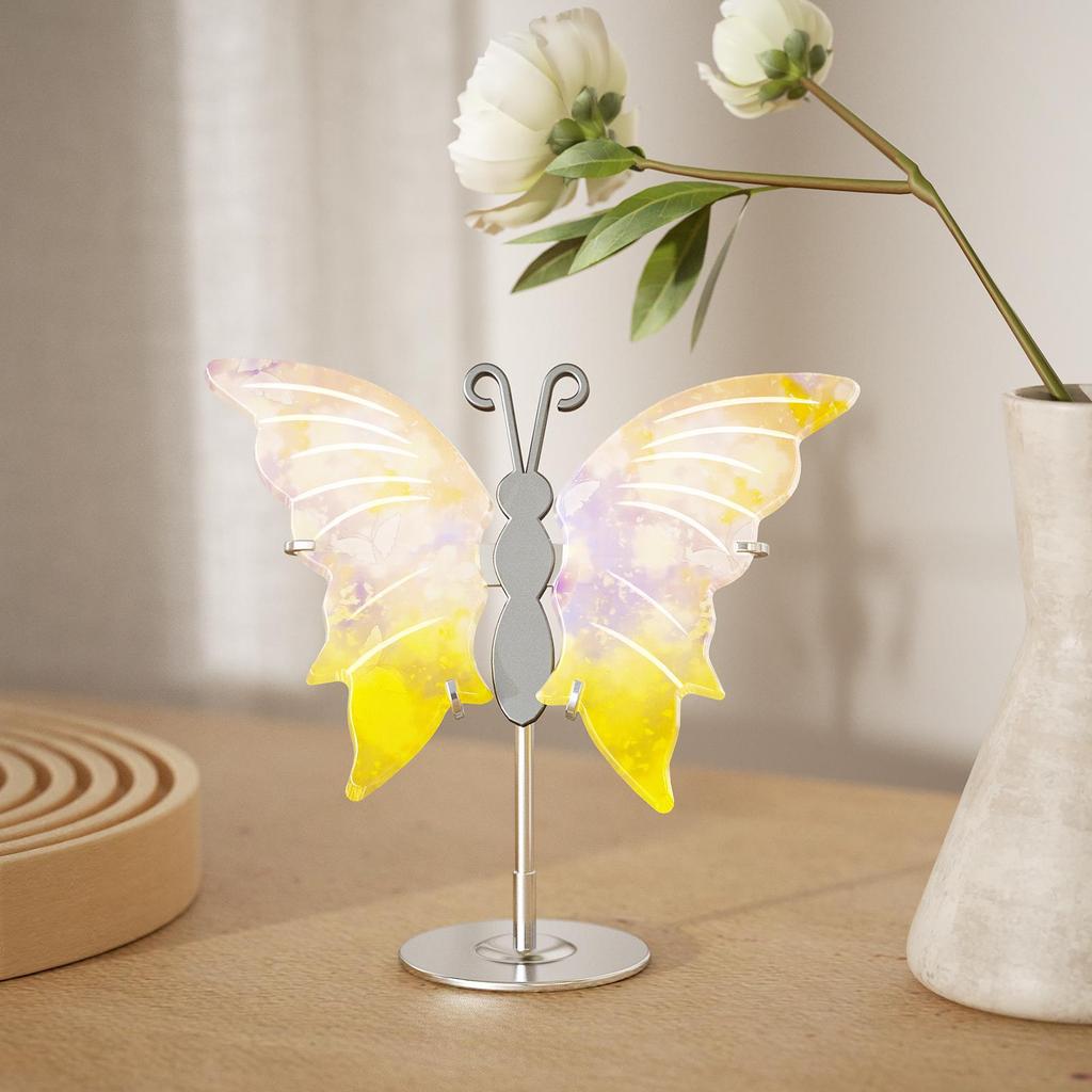 Poppy Crystal Resin Butterfly Wing Pendant Silicone Mold for DIY Aroma Stone Ornaments