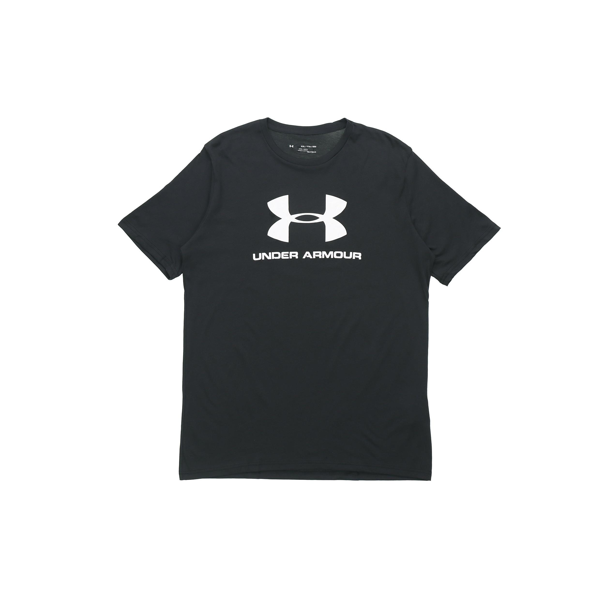 Under Armour Men s UA Sportstyle Logo Short Sleeve Black 1329590-001 M
