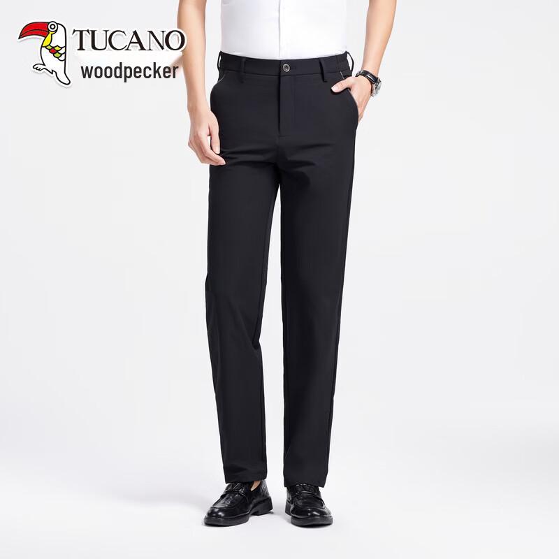Tucano Men's Elastic Wrinkle-Resistant Straight-Leg Casual Pants