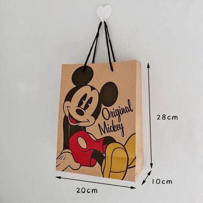 Mickey Cartoon Kraft Paper Gift Bag Set