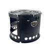 Folding Portable Wood and Charcoal Stove for Outdoor Picnic, BBQ, Parties