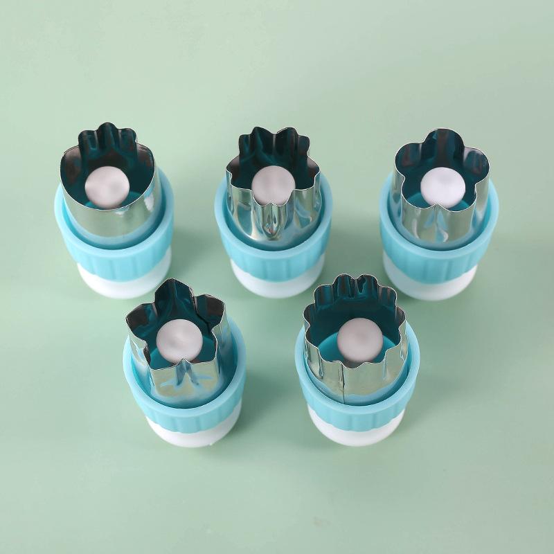 

Прессованная форма для овощей, фруктов, бабочек, лапши, детского питания, бытовой цветок, Embosor Wonton, маленькая форма для печенья хаоса синий