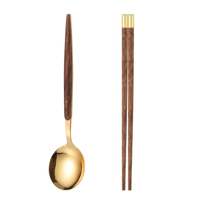 Faust Wenge Wood Portable Cutlery Set