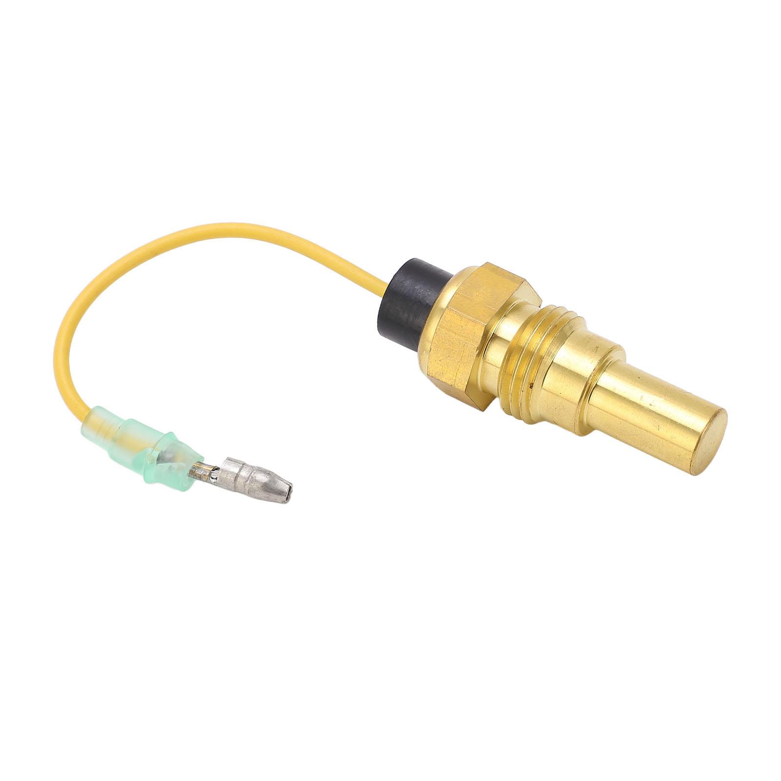 Water Temperature Sensor Brass Standard Interface Excavator Engine Water Temp Sensor 1‑83161019‑1 for Hitachi Excavator