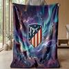 Atletico Madrid Theme blanket Soft Flannel Blanket Plush Throw Blanket Cozy Sofa Bed Blanket for Home Decor