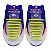 16Pcs Round Silicone Shoelaces without ties No Tie Shoe laces Elastic Laces Sneakers Kids Adult Rubber Quick Shoelace for Shoes