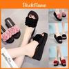 Premium Quality Summer Women Flower Beach Flip Flops With Stylish Platform Sandals
