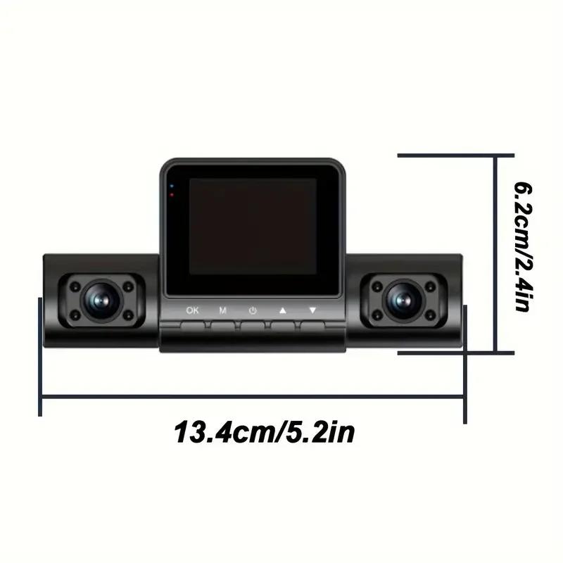 Auto Dashcam 4 Kanaals Black Box Rijcamera FHD 1080P Voor Links Rechts Achter Nachtzicht Loop Opname Recorder Video Voertuig DVR